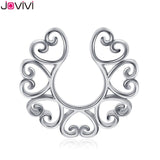  Encircling Hearts Non-Pierced Nipple Shield Jewelry 