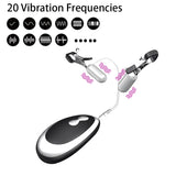  Rumbling Fantasy Vibrating Nipple Clips 