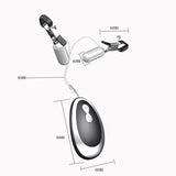  Rumbling Fantasy Vibrating Nipple Clips 