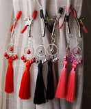  Flirting Tassel Female Nipple Clamps 