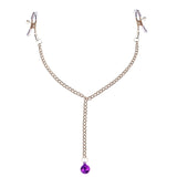  Plunging Chain Erotic Nipple Clamps 