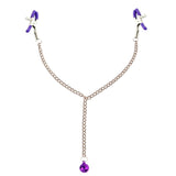  Plunging Chain Erotic Nipple Clamps 