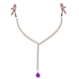  Plunging Chain Erotic Nipple Clamps 