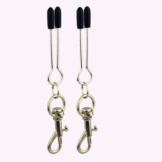 Tweezer Type Nipple Clamps Sex Toys