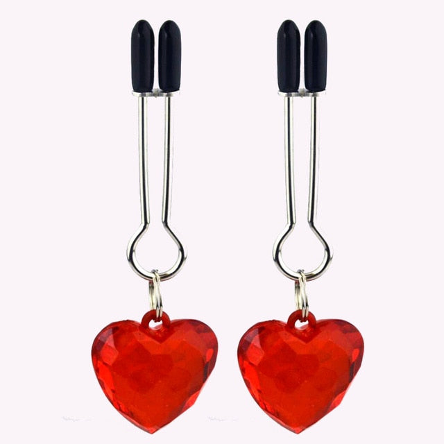 Tweezer Type Nipple Clamps Sex Toys