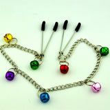  Colorful Bells Nipple Clamp Sex Toys 