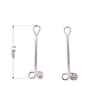  Scissor-Like Electric Nipple Torture 