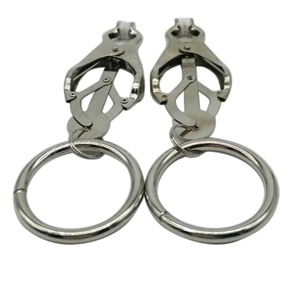 Fetish Ring Japanese Nipple Clamps
