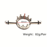  Stainless Crown Nipple Magnets 