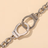  Adjustable Stainless Steel Handcuff Bracelet 