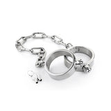  Press Lock Stainless BDSM Shackles 