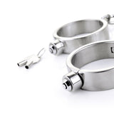  Press Lock Stainless BDSM Shackles 