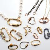  Glistening Carabiners Jewellery Lock 