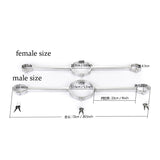  Stainless Key Lock Pillory Sex Toy 