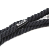  Adjustable Black Nylon Rope Cuffs 