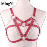  Slut-Shaming BDSM Chest Harness 
