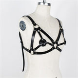  Cum Slut Breast Bondage Harness 