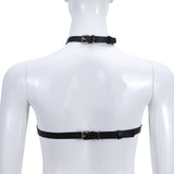  Chest Harness Bondage Leather Bra 
