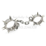  Spiky Manacle Slave Fuck Chain 