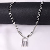  Chained Metal Slave Collar 