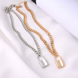  Chained Metal Slave Collar 