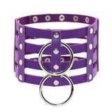  Slave Perfect Purple BDSM Collar 