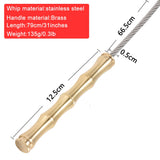  Brass Stinger Spank Whip 