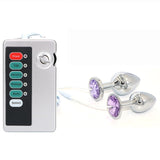  Jeweled Anal Electro Stimulation Toys 