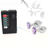  Jeweled Anal Electro Stimulation Toys 