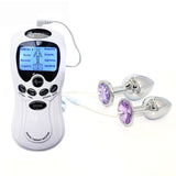  Jeweled Anal Electro Stimulation Toys 