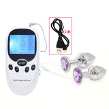  Jeweled Anal Electro Stimulation Toys 