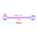  Sweet Caress Multi-Color Nipple Piercing Bars 