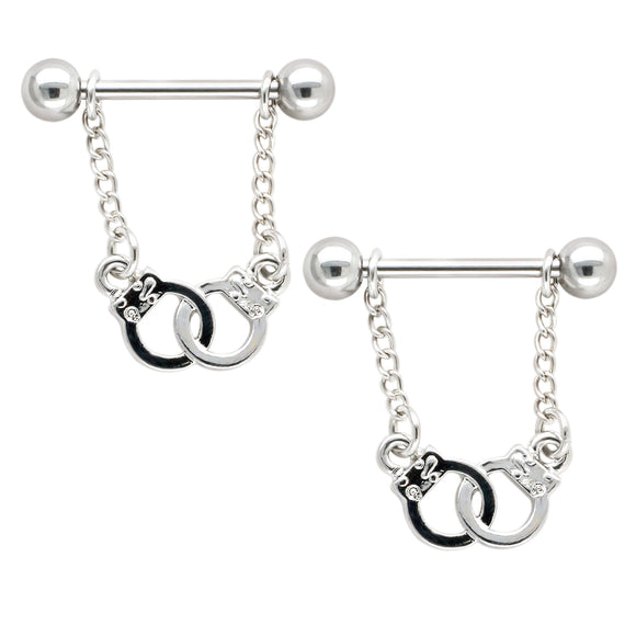 Bondage-Inspired Surgical Steel Nipple Jewelry