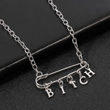  Who's Your Bitch Silver Femdom Chains 