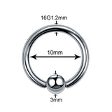  Fondle My Boobs Titanium Nipple Rings 