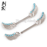  Alluring Angel Wing Nipple Barbells 