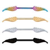  Flirty Angel Wings Nipple Piercings 