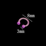  Provocative Glow in the Dark Nipple Rings 