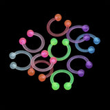  Provocative Glow in the Dark Nipple Rings 