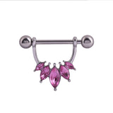  Dainty Pink Nipple Rings 