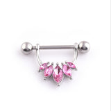  Dainty Pink Nipple Rings 