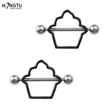  Taste My Tits Cupcake Nipple Rings 