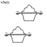  Taste My Tits Cupcake Nipple Rings 