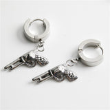  Cum-Shooting Pistol Nipple Rings 