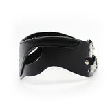  Futuristic Leather BDSM Collar 