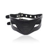  Futuristic Leather BDSM Collar 
