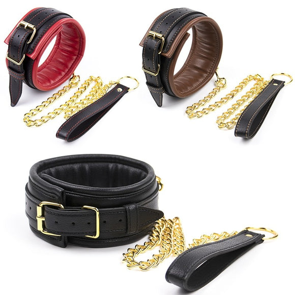 Padded Collar and Leash Set for Humans