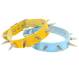  Trendy Leather Spiked Collar 