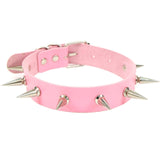  Trendy Leather Spiked Collar 