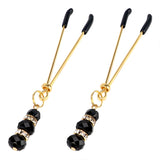  Elegant Beaded Tweezer Nipple Clamps 